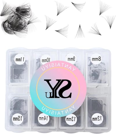 Wimper Extensions - Premade Fans - Snel Wimpers Aanbrengen - Handgemaakt Volume Fans - 600 Stuks Mix - Zwart
