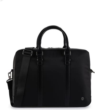 VALENTINO business tas laptoptas met laptopvak Nemesys Professional Nero zwart