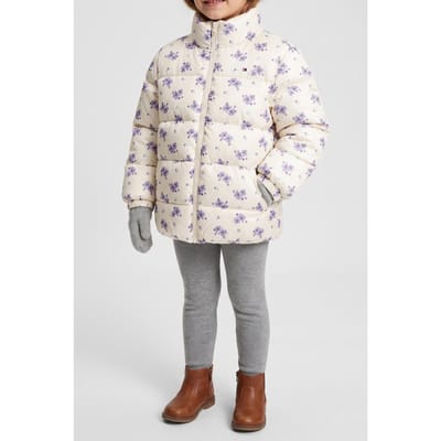 Tommy Hilfiger Girls Flower Aop Reversible Ancient White/floral Taglia: 7 | Giacche Outlet | kids | Bianco