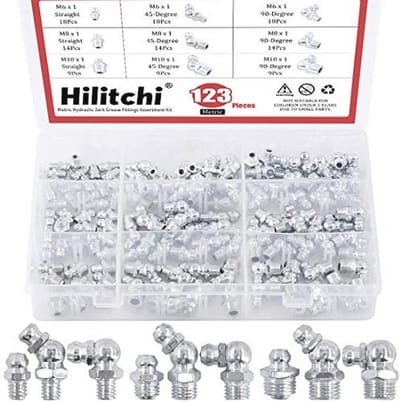 123-delige Set Metrische Hydraulische Vet Fittingen