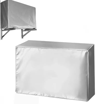 Dailygoods- Airconditioningafdekking Waterdicht - Stofdicht - Sneeuwbestendig - Beschermhoes - Polyester - Zilverkleurig - Aircohoes