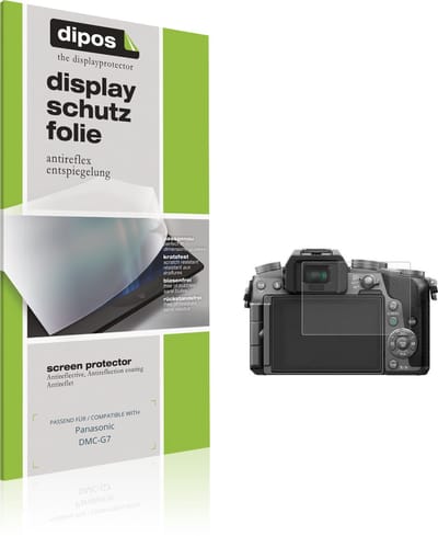 dipos – 4x Matte Beschermfolie geschikt voor Panasonic DMC-G7 | Krasbestendige & antireflecterende Screenprotector Ultra-Thin