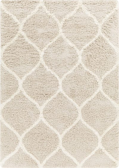 SURYA - JUDY Cottage Beige Zacht Hoogpolig Shaggy Tapijt