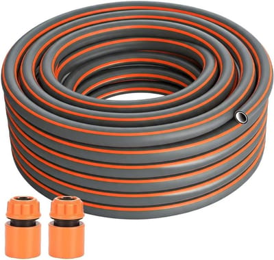 Flexibele 10 m Tuinslang - UV-bestendige Irrigatieslang voor Tuin, Balkon en Terras, 4-laags en 1/2 inch