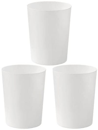 Afvalbak Set van 3 - 7.2L Prullenbak voor Keuken, Badkamer, Thuis