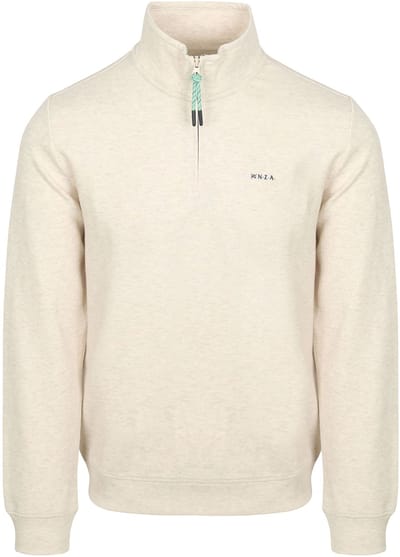 NZA Trui Halfzip Cesar Beige - Maat XXL - Heren - Quarter zip