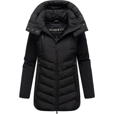 Marikoo dames winterjas Tivaa XVI met softshell & afneembare capuchon