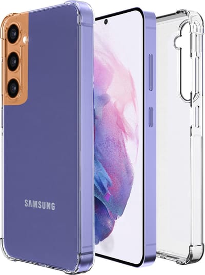 Hoesje Geschikt voor Samsung S21 Hoesje Siliconen Transparant Case Hoes - Cover Case Shockproof