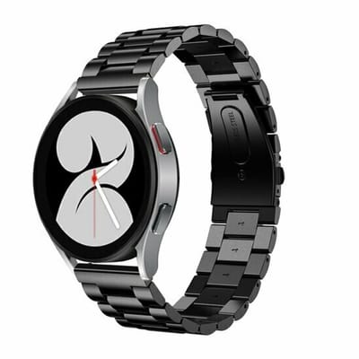 By Qubix - geschikt voor Huawei Watch GT 6 / GT 7 - 41mm - Stalen schakelband - Zwart