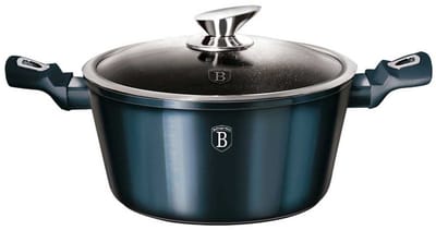 Berlinger Haus Metallic Line - Granieten Pan - 24cm - Soft-Touch Handgreep - Geschikt voor Inductie