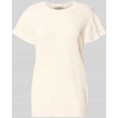 Gebreid shirt met ajourwerk model 'Ganna'