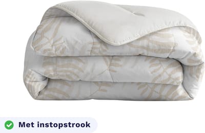 Zelesta Royalbed Oak Leafs 200x200 - Dekbed zonder overtrek - met Instopstrook - Wasbaar dekbed met Vaste Overtrek - All year zomerdekbed & winterdekbed