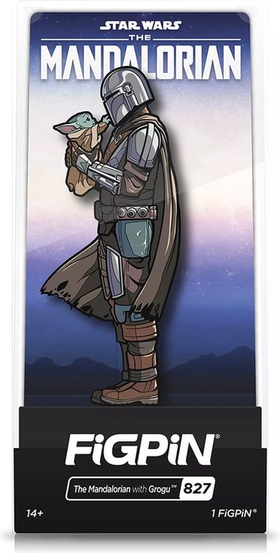 FiGPiN Star Wars The Mandalorian - VerzamelPin - The Mandalorian with Grogu - 827