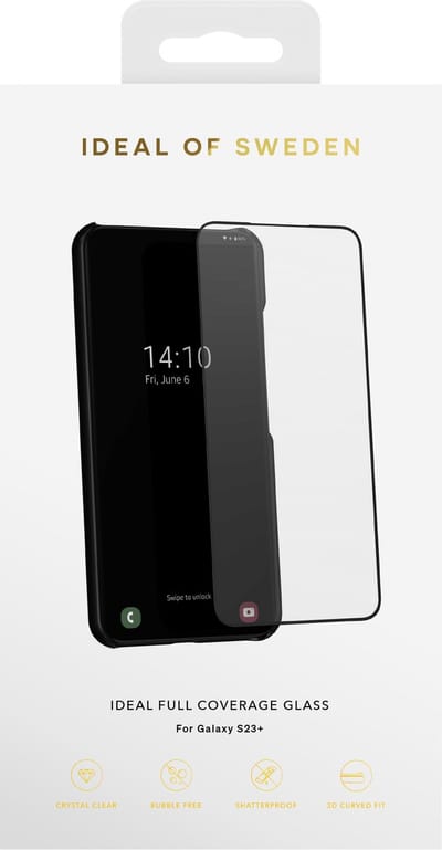 ideal of sweden ideal full coverage glass geschikt voor samsung galaxy s23 glass