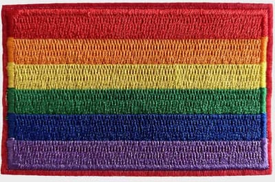 Patchy® – Regenboog LGBT Vlag Strijkpatch - Strijkapplicatie - Strijkembleem - Badge - Patches - Pride