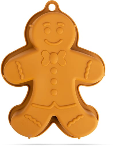 Siliconen Bakvorm Taartvorm - Cakevorm - Peperkoek Mannetje - 26 x 19 x 5 cm 1 Stuks [57273C]