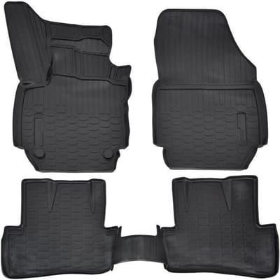 Tapis de sol - Captur - 2013-2019 - Caoutchouc TPE - Antidérapant - Flexible à froid