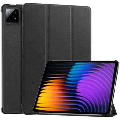 imoshion Tablet Hoes - Geschikt voor Xiaomi Pad 7/Xiaomi Pad 7 Pro/Xiaomi Pad 8 Pro/Xiaomi Pad 8 - Trifold Bookcase - Zwart