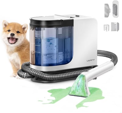 Uwant B300 Pro Tapijtreiniger – 18000Pa Nat & Droog Meubelreiniger met Zelfreiniging, Dubbel Watertank, Stil 75dB – Ideaal voor Bank, Tapijt & Matras