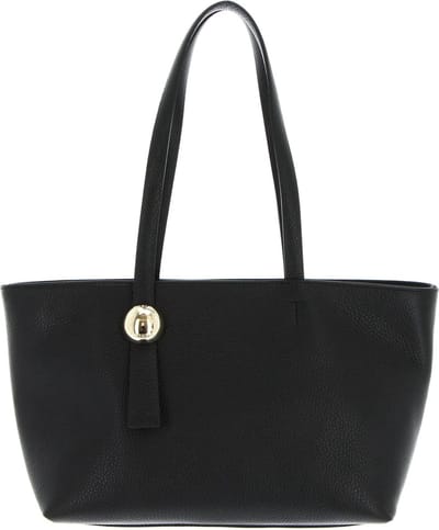 FURLA Leren Schoudertas Sfera Tote Bag Nero Zwart