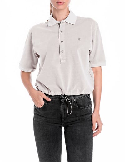 Replay W3396.000.23766g Poloshirt Wit XS Vrouw