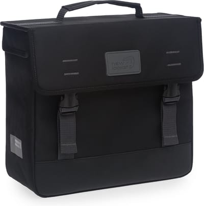 New Looxs Origin Single - Enkele Fietstas - Waterdicht Polyester - Afneembare Fietstas met Haken - 17 Liter - Zwart