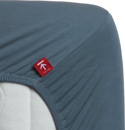 Beddinghouse - Jersey-stretch - Hoeslaken - 160x220 cm - Koelgrijs - premium kwaliteit