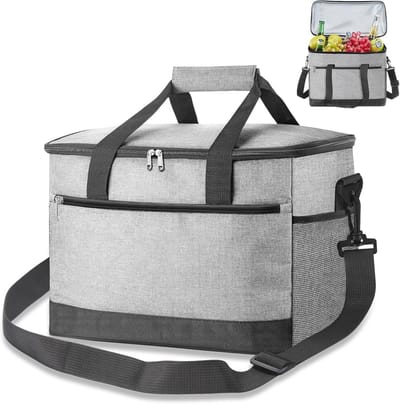 Grote koeltas 30L - Opvouwbare geïsoleerde lunchtas voor kamperen en buitenactiviteiten