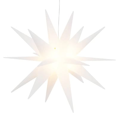 vidaXL - Kerstlamp - met - LED - inklapbaar - 57 - cm - wit