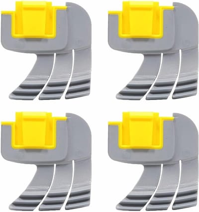 4 stuks Cyclonische schrobborstels compatibel met Zodiac MX6 MX6 Elite MX8 en MX8 Elite Series Polaris MAXX Atlas en Atlas XT