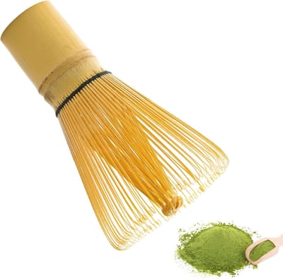 Famanu Bamboe Garde Matcha Starter Set Handgemaakte Matcha Making Tool Thee Accessoires Traditionele Scoop Bamboe Garde Thee Ceremonie Accessoires - 100 Vorken