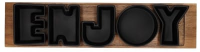 JENS Living - Serveerset ENJOY - Zwart - 56 x 7 x 13 cm