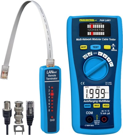Pancontrol PAN LAN1 - LAN tester en digitale multimeter