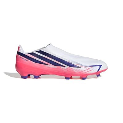 Adidas Performance F50 Hyperfast League Laceless Firm Ground Voetbalschoenen - Unisex - Wit