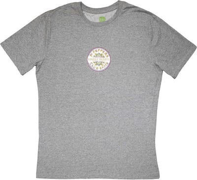 The Beatles - Mini Sgt Pepper Drum Heren T-shirt - S - Grijs