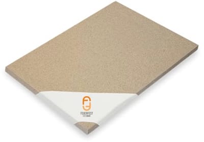 Vermiculietplaat 500 x 500 x 25 mm voor Vuurkamers en Kachels - Hittebestendig tot 1.150 °C