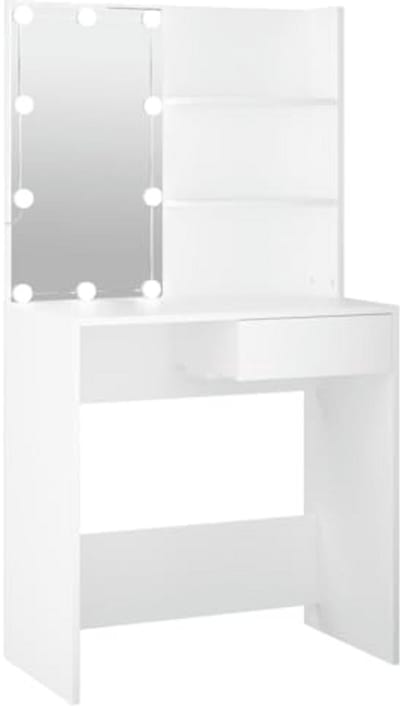 Moderne Kaptafel met LED Verlichting - Make-up Tafel voor Slaapkamer