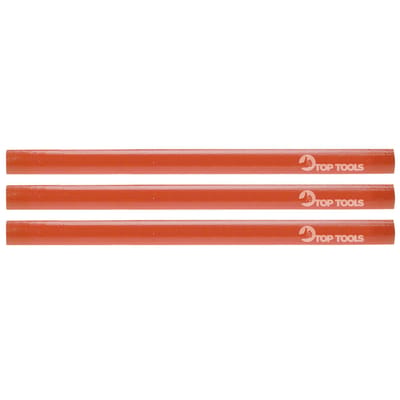 Top Tools - Houtbewerking Potloden - Set van 3 - 180mm - Platte Constructie
