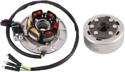 MTTProducts - Magneto Stator Flywheel Rotor Kit - Vervangingsonderdeel - Geschikt voor YX 140cc 150cc 160cc - Hoogwaardige kwaliteit - Betrouwbare pe