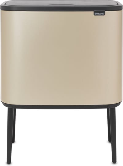 Brabantia Bo Touch Bin Prullenbak - 36 liter - 1 vak - Metallic Gold