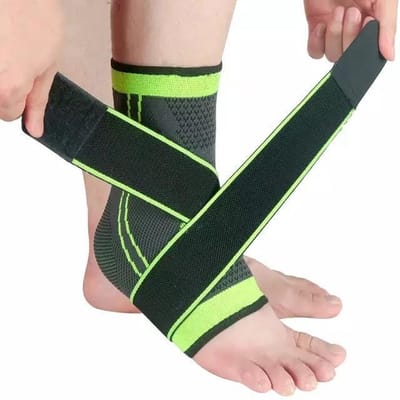 Verstelbaar Enkelbrace Voor Ondersteuning En Het Voorkomen Van Blessures – One Size
