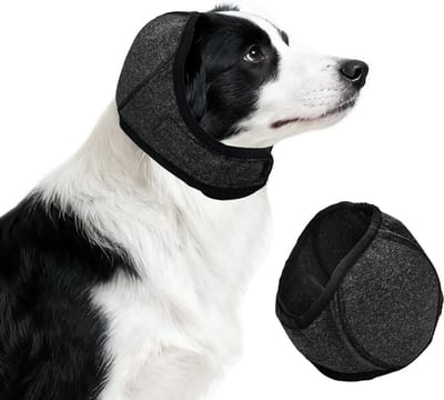 Verstelbare anti-geluid oorbeschermers voor honden, comfortabel en veilig bij angst, baden, onweer en vuurwerk (M)