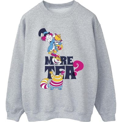 Disney Dames/Dames Alice In Wonderland Meer Thee Sweatshirt (Sportgrijs)