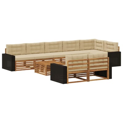 vidaXL - Buiten - bank - set - 9 - st