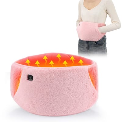 Menstruatie warmteband - Zacht - Elektrische handwarmer - Elektrische buikwarmer - Menstruatiepijn - Pijnverlichting bij buikpijn - Handwarmer - 3 standen - Verjaardags kado - Winter must have（roze）