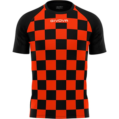 Sportshirt Givova Dama Oranje-zwart Rood - M