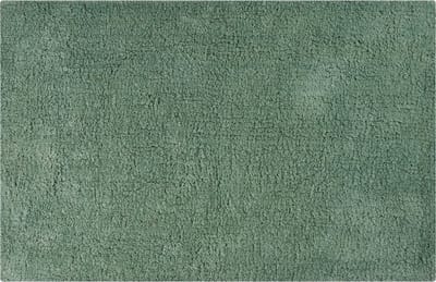 MSV Badkamerkleedje/badmat tapijtje - voor op de vloer - groen - 45 x 70 cm - polyester/katoen