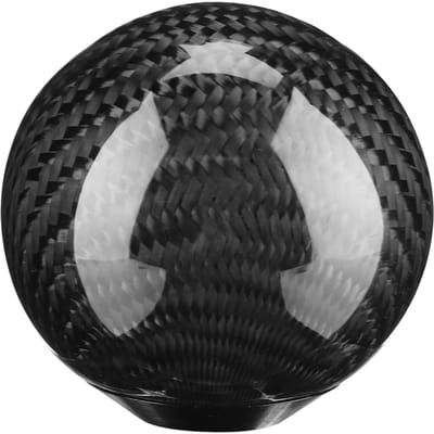 Auto Universele Modificatie Koolstofvezel Handmatige Knop Versnellingspookknop (Rood)