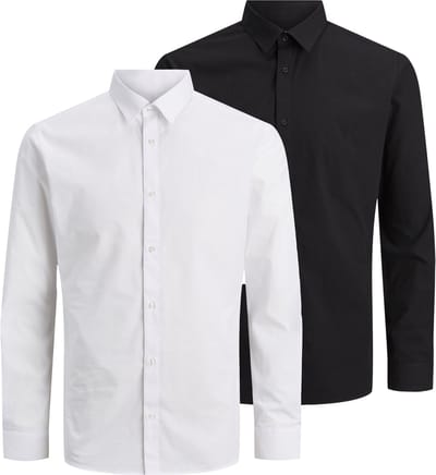 JACK & JONES- JJJOE SHIRT LS 2 PACK MP - Heren - Overhemd
