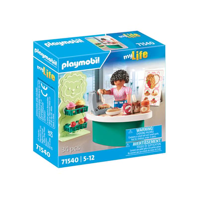 Bouwsets Playmobil Stand De Gaufres